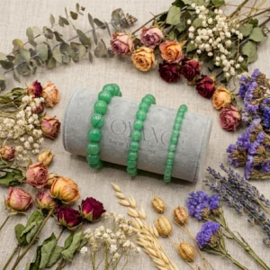 bracelet en chrysoprase