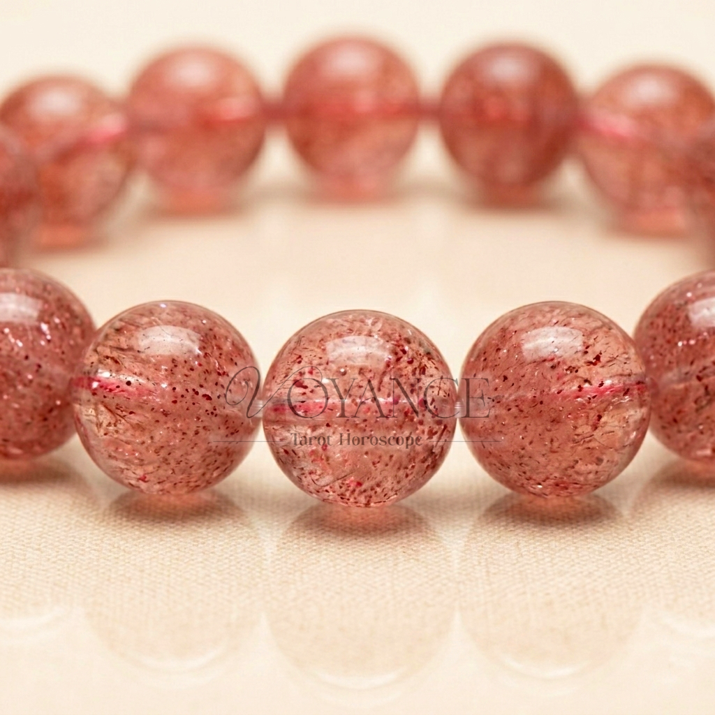 bracelet en Quartz Fraise